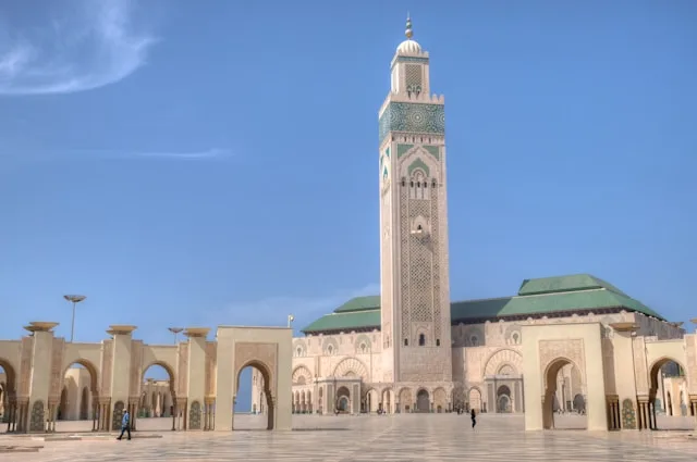 Casablanca, Morocco's economic capital - Hassan II Mosque and modern skyline